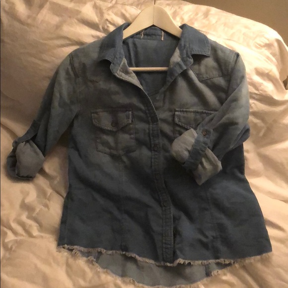 Tops - Button up (soft denim)